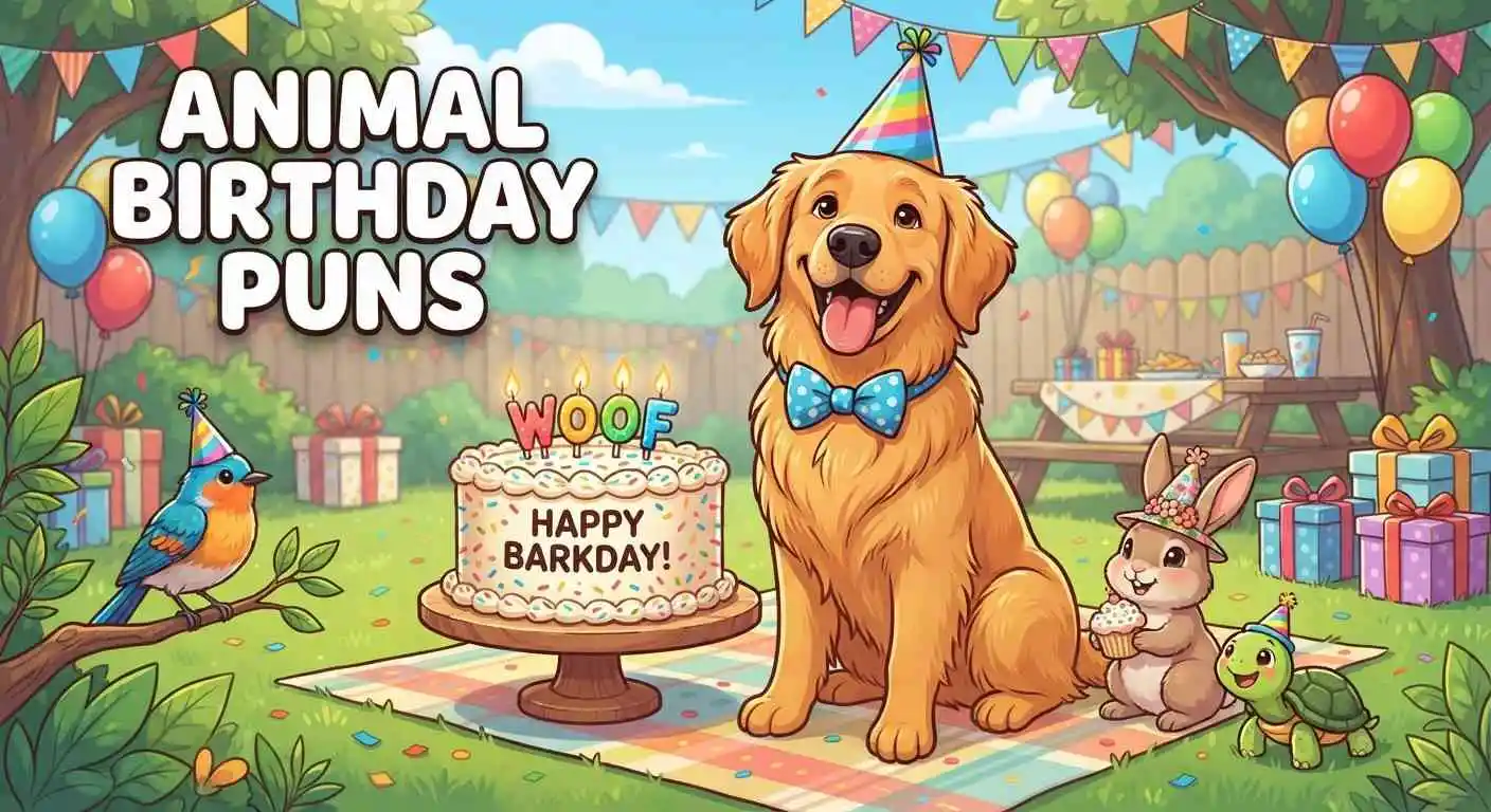 Cute animal birthday party