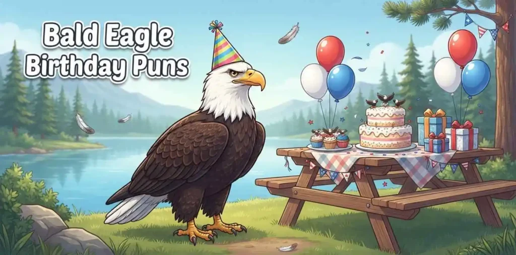 Bald eagle birthday celebration