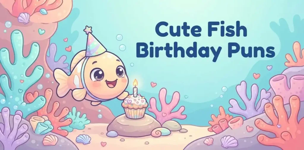 Cute fish birthday party