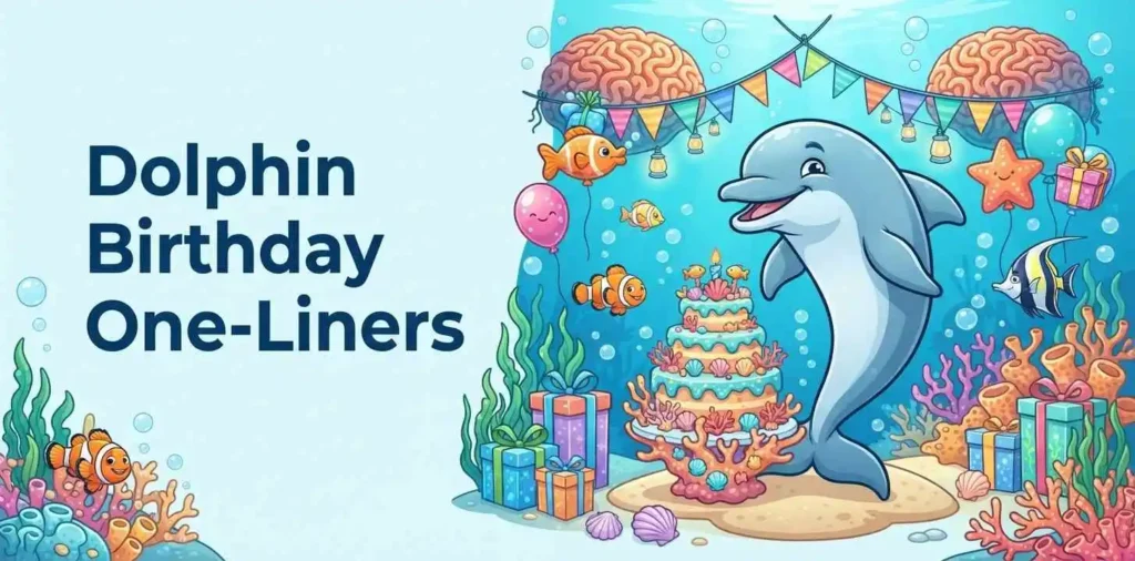 Dolphin birthday one-liners