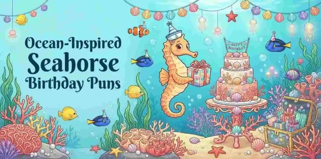 Seahorse ocean birthday party