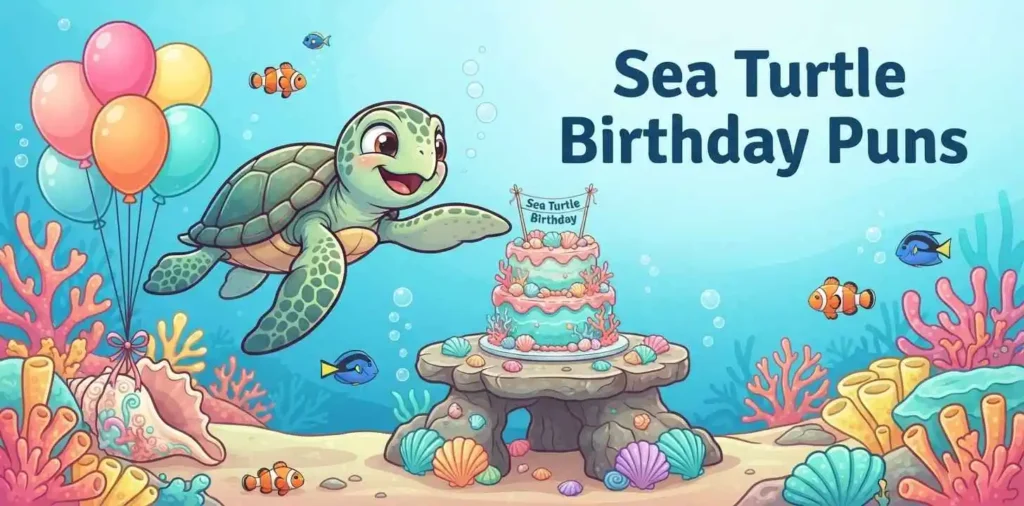 Sea turtle birthday party
