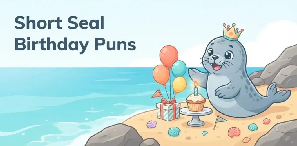 Funny seal birthday